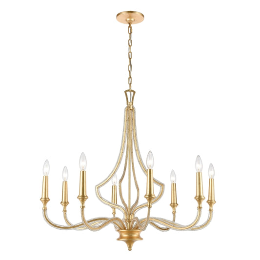 LA ROCHELLE 32'' WIDE 8-LIGHT CHANDELIER - FREE SHIPPING !!!