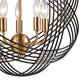 CONCENTRIC 19'' WIDE 5-LIGHT CHANDELIER  - FREE SHIPPING !!!