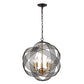 CONCENTRIC 19'' WIDE 5-LIGHT CHANDELIER  - FREE SHIPPING !!!