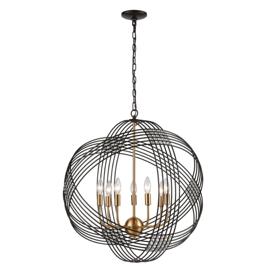 CONCENTRIC 26'' WIDE 7-LIGHT CHANDELIER  - FREE SHIPPING !!!