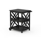 POLYWOOD Wovendale Bar Cart — Black