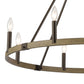 TRANSITIONS 36'' WIDE 8-LIGHT CHANDELIER - FREE SHIPPING !!!