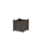 POLYWOOD Vineyard Square Planter Box — Vintage Coffee