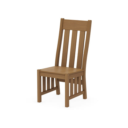 POLYWOOD Acadia Dining Side Chair — Natural