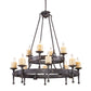 CAMBRIDGE 42'' WIDE 12-LIGHT CHANDELIER - FREE SHIPPING !!!