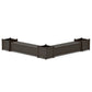 POLYWOOD 72" Nautical L- Shaped Planter Storage Bench Corner Set- Large — Vintage Coffee