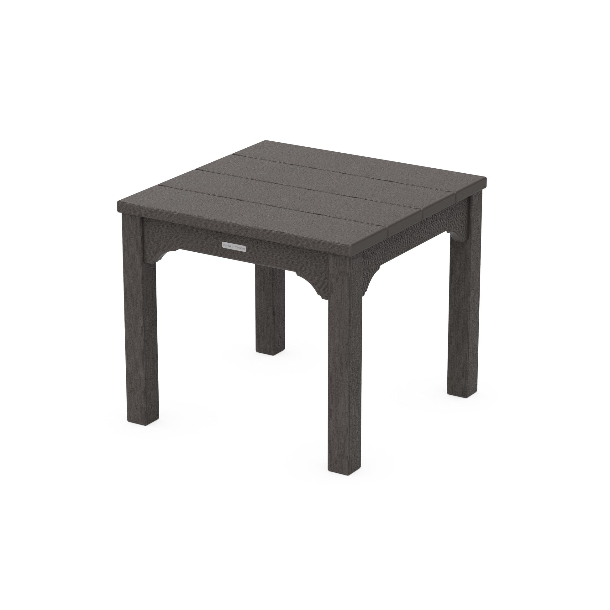 POLYWOOD Chinoiserie End Table — Vintage Coffee