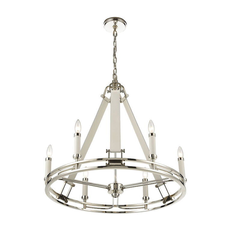 BERGAMO 29'' WIDE 6-LIGHT CHANDELIER  -  FREE SHIPPING !!!