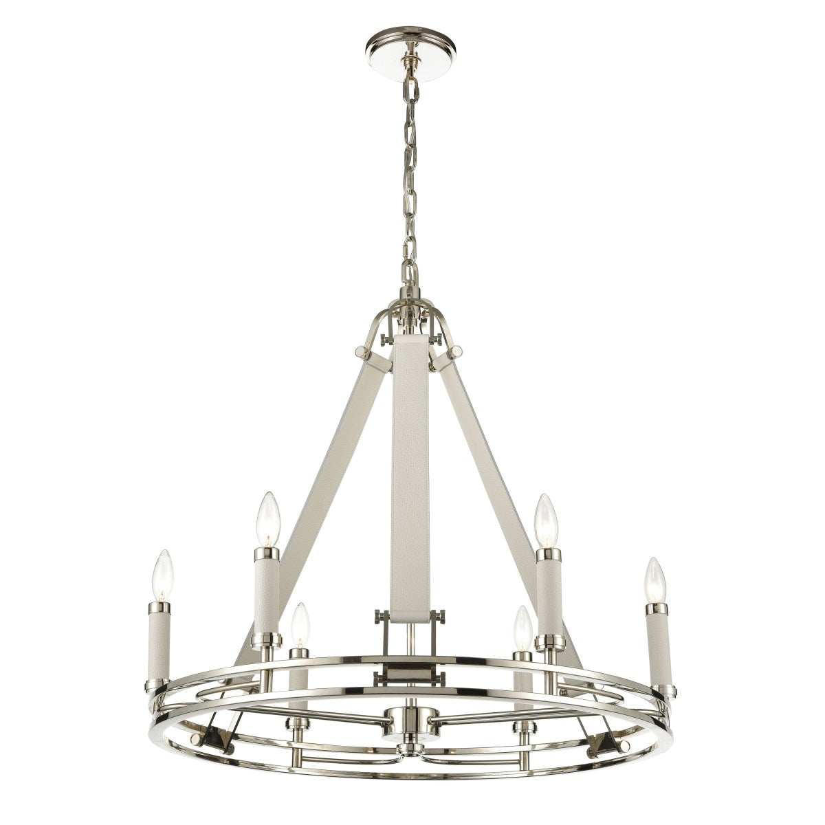 BERGAMO 29'' WIDE 6-LIGHT CHANDELIER - FREE SHIPPING !!!