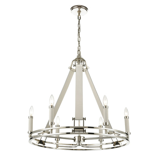 BERGAMO 29'' WIDE 6-LIGHT CHANDELIER - FREE SHIPPING !!!