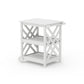 POLYWOOD Wovendale Bar Cart — White