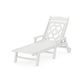 POLYWOOD Chinoiserie Chaise Lounge — White