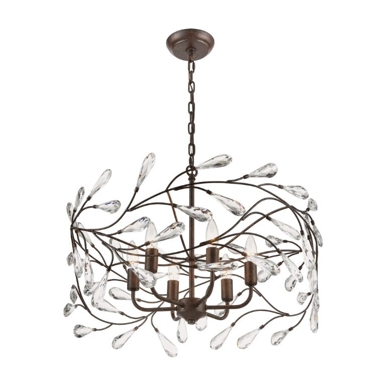 CRISLETT 23'' WIDE 6-LIGHT CHANDELIER  - FREE SHIPPING !!!