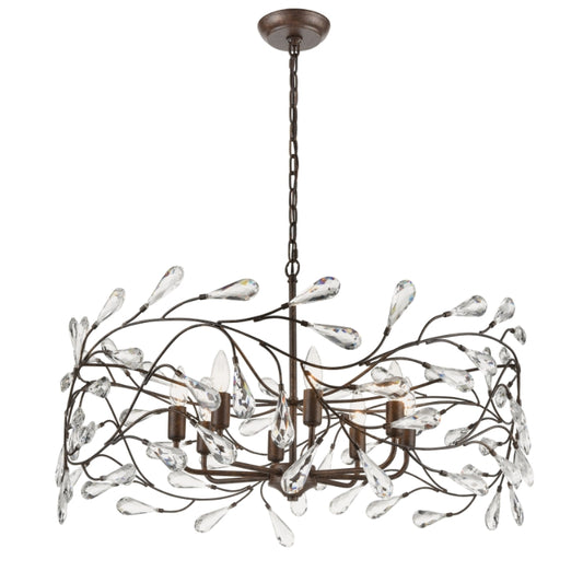 CRISLETT 31'' WIDE 8-LIGHT CHANDELIER  - FREE SHIPPING !!!
