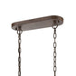 CRISLETT 43'' WIDE 6-LIGHT LINEAR CHANDELIER  - FREE SHIPPING !!!