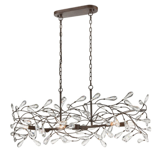CRISLETT 43'' WIDE 6-LIGHT LINEAR CHANDELIER  - FREE SHIPPING !!!