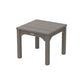 POLYWOOD Chinoiserie End Table — Driftwood