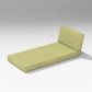 POLYWOOD Latitude Modular Chaise Seat/Back Combo — Chartreuse Boucle