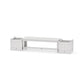 POLYWOOD 48" Vineyard Straight Planter Bench Set — Vintage White