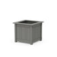 POLYWOOD Acadia Large Square Planter Box — Slate Grey