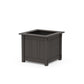 POLYWOOD Acadia Large Square Planter Box — Vintage Coffee