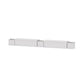 POLYWOOD 60" Vineyard Straight Double Planter Storage Bench Set — Vintage White