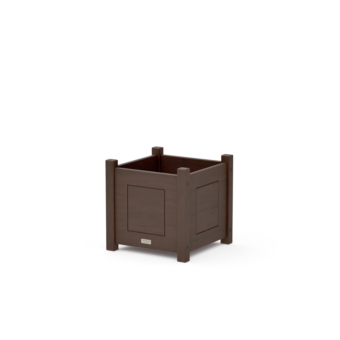 POLYWOOD Country Living Square Planter Box — Kona
