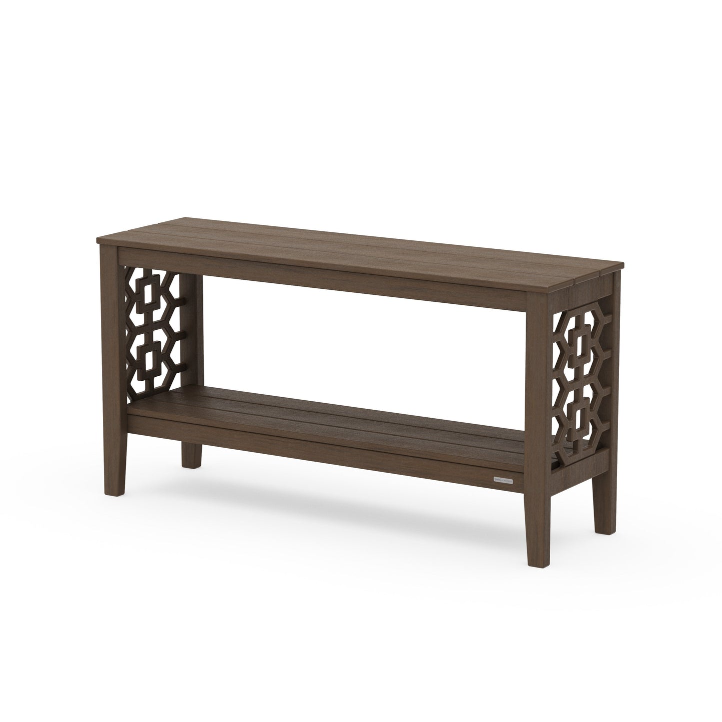 POLYWOOD Chinoiserie 56" Console Table — Kona