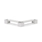 POLYWOOD 60" Vineyard L- Shaped Planter Bench Corner Set — Vintage White
