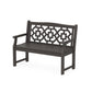 POLYWOOD Chinoiserie 48" Garden Bench — Vintage Coffee