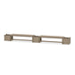 POLYWOOD 60" Vineyard Straight Double Planter Bench Set — Vintage Sahara