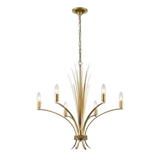 BISCAYNE BAY 26'' WIDE 6-LIGHT CHANDELIER  -  FREE SHIPPING !!!