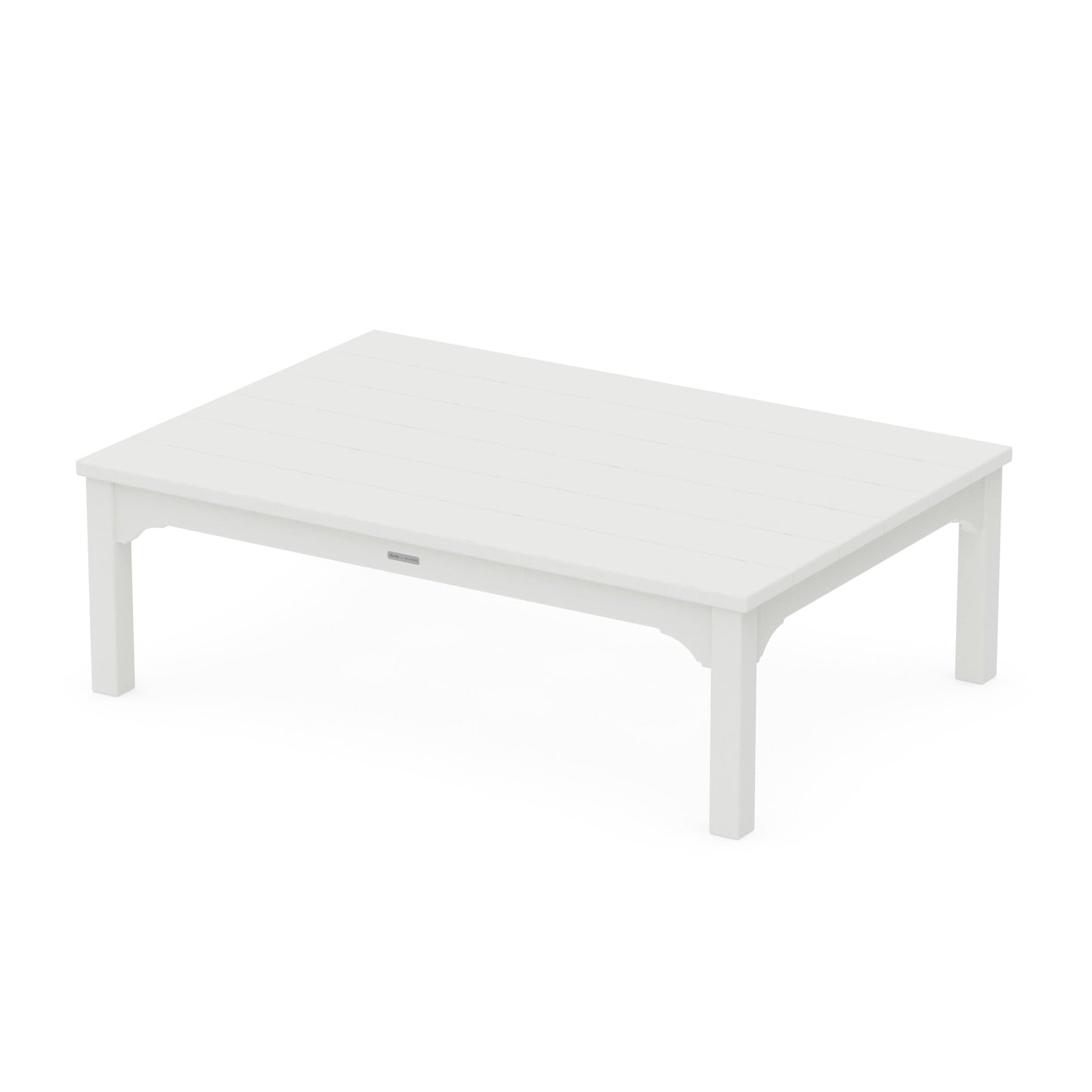 POLYWOOD Chinoiserie Coffee Table — Vintage White