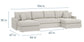 Bassett Allure Track Arm Bench Seat U-Shaped Sectional — Bassett manufacturer gallery — Double Chaise Sectional image number 1