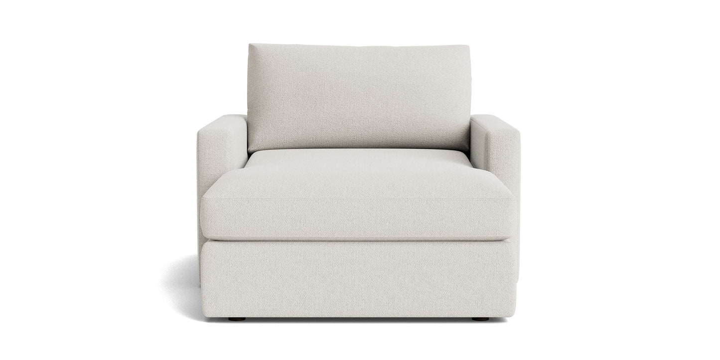 Bassett Allure Track Two Arm Chaise — Bassett manufacturer gallery — Two Arm Chaise image number 1