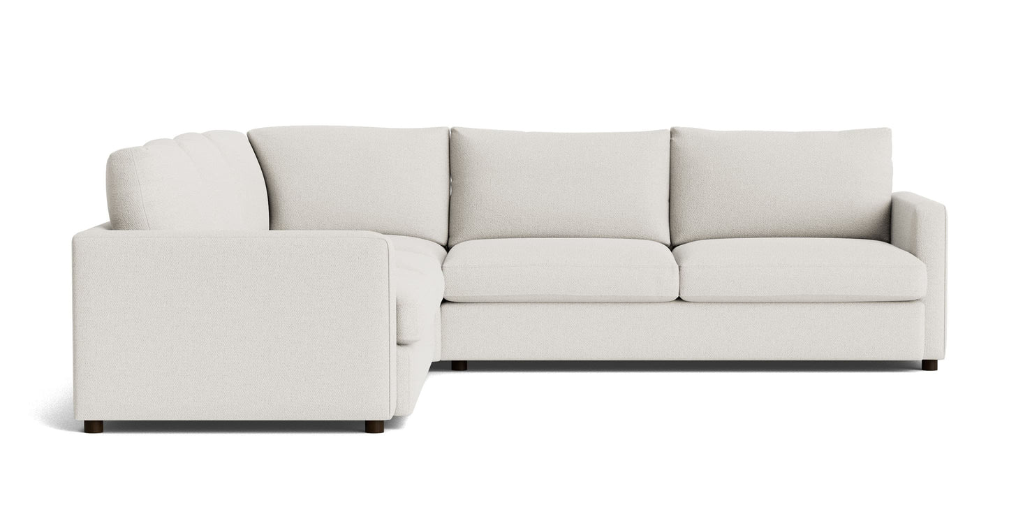 Bassett Allure Track Arm L-Shaped Sectional — Bassett manufacturer gallery — Large L-Shaped Sectional image number 3