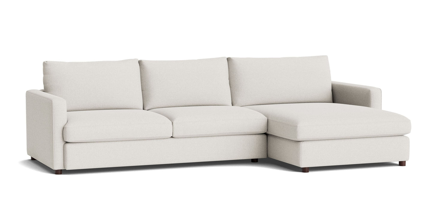 Bassett Allure Track Arm Chaise Sectional — Bassett manufacturer gallery — Right Chaise Sectional image number 5