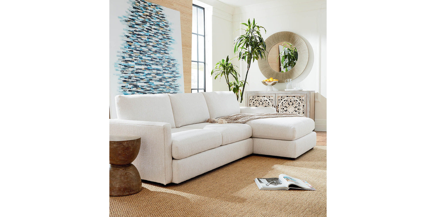 Bassett Allure Track Arm Chaise Sectional — Bassett manufacturer gallery — Right Chaise Sectional image number 3