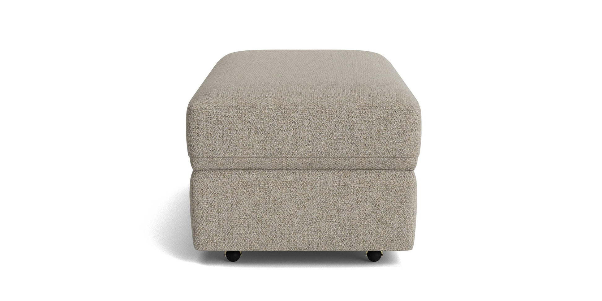 Bassett Allure Storage Ottoman with Casters — Bassett manufacturer gallery — Storage Ottoman image number 3