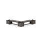 POLYWOOD 48" Nautical L- Shaped Planter Bench Corner Set — Driftwood