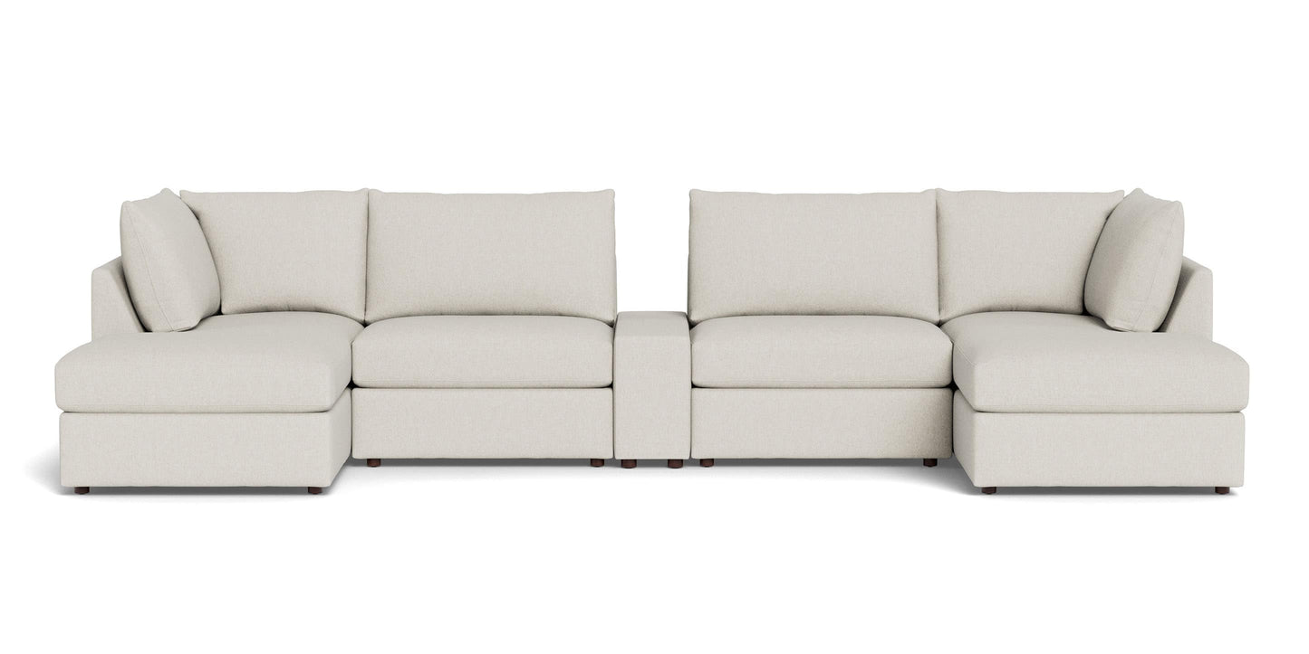 Bassett Beckham Modular Double Chaise Sectional