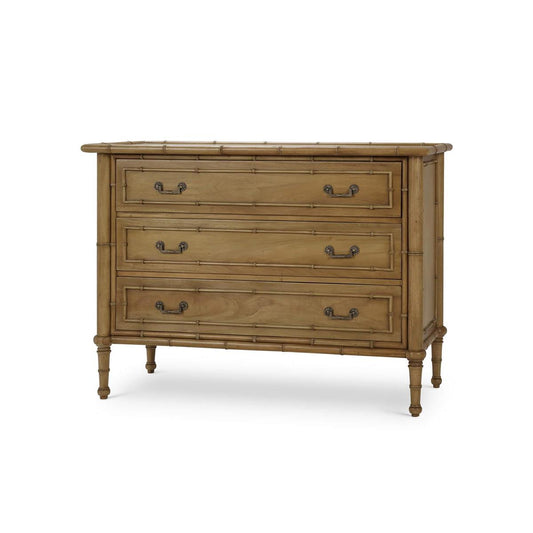 Bramble Martinique 3 Drawer Dresser in Antique French Oak