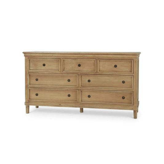 Bramble Hayward 7 Drawer Dresser in Fruitwood
