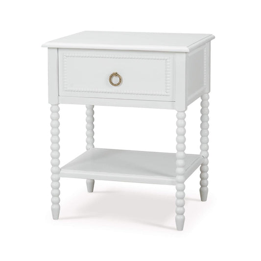 Bramble Cholet Bedside Table in Architectural White