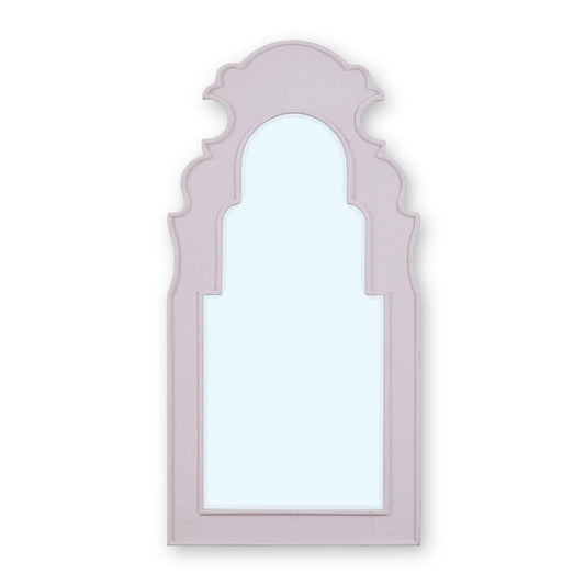 Bramble Lotus Mirror in Pink Petal
