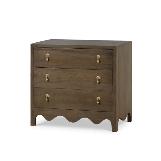 Bramble Chloe 3 Drawer Dresser in Straw Wash