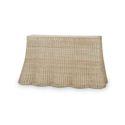 Bramble Newport Console Table in Rattan Natural