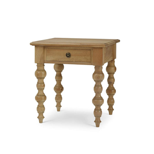 Bramble Madison 1 Drawer End Table in Fruitwood