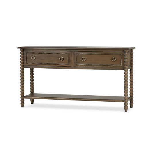 Bramble Cholet Console Table with 2 Drawers in Straw Wash