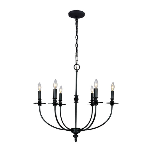 HARTFORD 25'' WIDE 6-LIGHT CHANDELIER - FREE SHIPPING !!!